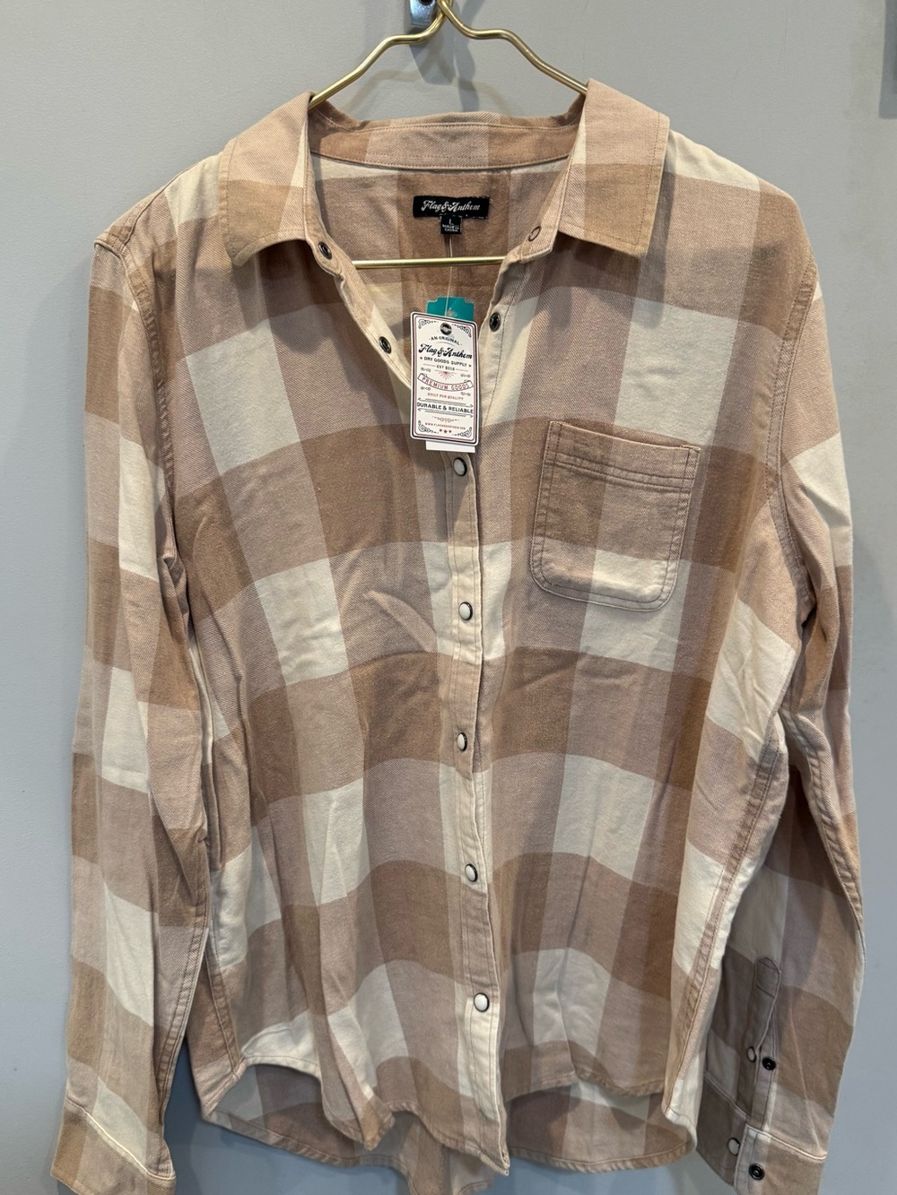 FLAG & ANTHEM
Edina Button Down Flannel Shirt
